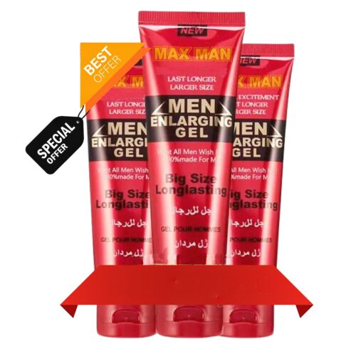 Maxman Red Power Size Men Gel – Bundle