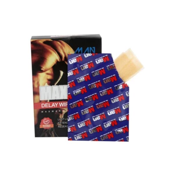 Max man Delay Wipes for Men - Image 2